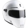 Bandit Alien II Motorradhelm, weiss, Größe L für Männer