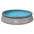 Poolomio Quick-Up Pool WICKER SWING Pools - 3,66m x 0,91m im Korbflecht-Design (Packung)
