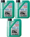 Liqui Moly Universal Gartengeräte Öl 10W-30 3x1 Liter Rasenmäheröl 4T 4-Takt