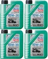Liqui Moly Universal Gartengeräte Öl 10W-30 4x1 Liter Rasenmäheröl 4T 4-Takt