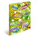 HERMA Sammelmappe A4 Comic, Kinder Eckspanner-Mappe aus Kunststoff mit Kunst Motiv, Gummizug, Innenklappen und Innendruck für Jungen und Mädchen