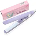 2-in-1 Mini-Haarglätter aus Keramik, Turmalin, Glätteisen