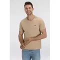 Levi's® T-Shirt ORIGINAL HM TEE mit Logo Print braun M (48/50)
