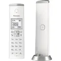 Panasonic KX-TGK220, DECT-Telefon, Kabelloses Mobilteil, Freisprecheinrichtung, 120 Eintragungen, Anrufer-Identifikation, Weiß - Weiß