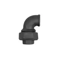 Riegler Verschr. Bogen 95 flachdicht. IG/IG Rp 3/4 Temperg. schwarz