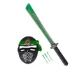 Simba 108042238 - Next Ninja Schwert und Maske mit Licht, Sound und Schussfunktion, 60cm, mit Textilband, ab 3 Jahre