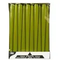 Papstar Leuchterkerzen olivgrün 81763 , 1 Packung = 50 Stück