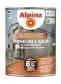 Alpina Premium-Lasur Grau 2,5 Liter seidenmatt