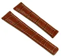 Ersatzband Uhrenarmband Leder Honig 22mm passend zu Breitling 18469