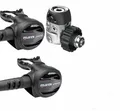 Mares Prestige 15x schwarz + Octopus Prestige schwarz - Atemregler Komplett Set