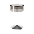 SIGOR Akku-Glasleuchte Numotion 265mm silberfarben Tischleuchte 2,2W FlexMood 2200K/2700K IP54 Ra85 dimmbar