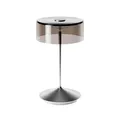 SIGOR Akku-Glasleuchte Numotion 265mm silberfarben Tischleuchte 2,2W FlexMood 22
