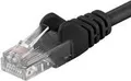 PremiumCord Patch kabel UTP RJ45-RJ45 CAT6 1m erná