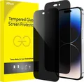 JETech Sichtschutz Full Screen für iPhone 14 Pro Max 6,7 Zoll Anti-Spy Panzer