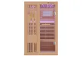 Dewello Sauna MINTO 120x120 Finnische Sauna, 2 Personen, Saunaofen, Harvia 3,5KW, BxTxH: 120 x 120 x 190 cm