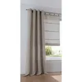 Kutti Vorhang Metis Leinen (1 St), Ösen, blickdicht, blickdicht, natürliche Leinen-Gardine, einfarbig, pflegeleicht, Basic beige 140 cm x 245 cm