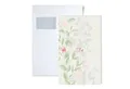 Profhome Vinyltapete 1 MUSTERSTÜCK S-372661-GU DIN A4 MUSTER der Tapete, botanisch, geblümt, matt, (1 Musterblatt, ca. A5-A4), grün, rosa, grau