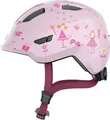 Abus Kinderfahrradhelm "SMILEY 3.0" Gr. S, rosa (rose princess), S Kopfumfang: 45cm - 50cm