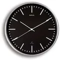 MAUL Wanduhr MAULfly Ø 30.5 x 5 cm funkgesteuert Aluminium 1 x AA (1.5 V) schwarz