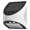 EMOS - LED Solarlampe LUMI für Außen mit Bewegungsmelder - Solar Wandleuchte für Haus/Garten mit Ambient-Licht - Sensor-Reichweite 5m/120° - 2 Lichtmodi, Helligkeit max. 240lm, Neutralweiß - weiß
