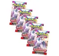 POKÉMON Sammelkarte Pokemon Karten Karmesin & Purpur - Entwicklung in Paldea - 5 Booster, Karmesin & Purpur - Entwicklung in Paldea - 5 Booster