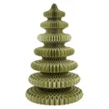 Mica Decorations Papier Weihnachtsbaum - Paper Christmas Tree - H212 x Ø148 cm - Künstlicher Tannenbaum - FSC 100% - Grün