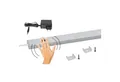 QLS LED Unterbauleuchte Neutralweiß 4000K 30 - 120 cm, LED fest integriert, mit Hand-Sweep-Sensor Schrankbeleuchtung Bewegungsmelder