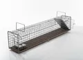 Marderfalle Lebendfalle 80x15x19 cm Metall zinkfarben sicher & effektiv
