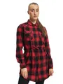Brandit Women Lucy Longshirt Long Slee, Farbe: red/Black, Größe: L