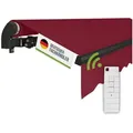 empasa Gelenkarmmarkise "START PLUS" elektronische Markise für Balkon & Terrasse, mit Fernbedienung rot 300 cm x 250 cm