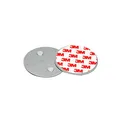 UNITEC Magnethalterung für Rauchmelder, Feuermelder, Rauchwarnmelder, rund, 70 mm Durchmesser, extrem starker Magnet, Montage ohne Werkzeug