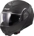 LS2 Motorrad Helm FF910 Advant II Klapphelm Schwarz/Matt Größe XL