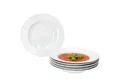 MamboCat Suppenteller 6er Set Tommy Suppenteller weiß 200ml Porzellan 6 Pers. tiefe Teller