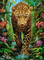 Castorland Puzzle Leopard in der Wildnis - 2000 Teile Legespiel