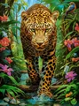 Castorland Puzzle Bedrohlicher Blick, Puzzleteile