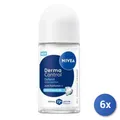 6X Paket Nivea Deodorant Roll-On Derma Control Defend 72H