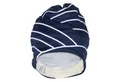 Fashy Badekappe Badehaube Badekappe Bademütze Marine Blau mit Weißen Paspeln Fashy