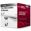 Für Mercedes B-Klasse Typ W247 (G.D.W.) Anhängerkupplung vertikal abnehmbar neu