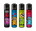 Clipper® Feuerzeuge 4er Set: Zoo Party