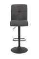 Barhocker LENI II H, 2er Set, mit Microfaser-Bezug, höhenverstell- und drehbar