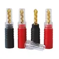 Dynavox High-End Bananenhohlstecker-Set 2 x rot / 2 x schwarz