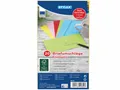 500 farbige Briefumschläge DIN Lang bunte Umschläge 110 X 220 mm ohne Fenster