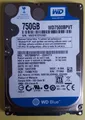 Western Digital WD7500BPVT 750GB SATA3 2,5"