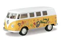 Volkswagen T1 Combi 1/32 1962 Gelb Retro-Friktionsantrieb-Kinsmart KT5060