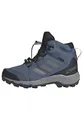 adidas Unisex Kinder Terrex Mid Gore-Tex Hiking Kids Shoes, Wonder Steel/Grey Three/Semi Impact Orange, 39 1/3 EU