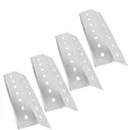 Grihero 41x14 cm Universal Brennerabdeckung Gasgrill Ersatzteile für Landmann, Enders, Mayer Barbecue, Buffalo, Napoleons, EL Fuego, Coobinox Grill und andere Modell Grills, 4-Pack Heizplatte
