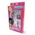 BLADEZ Barbie Toyz Mädchen Malset mit Stiften Aufklebern & Basteln - Malsets für Kinder 150+ Teile - Kinder Kunst- & Bastelsets für Mädchen - Barbie Zubehör Ausmalset