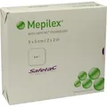 MEPILEX 5x5 cm Schaumverband, 5 St PZN 09313054