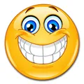 easydruck24de 1 Smiley-Aufkleber Smile XL I kfz386 I rund Ø 30 cm I Emoticon Sticker lachend für Auto Wohnwagen Wohnmobil Wand-Tattoo I wetterfest
