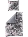 Bierbaum Bettwäsche 5176, Mako-Satin, grau, Made in Germany (155 x 220 cm)